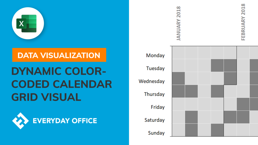 Building a Color-Coded Calendar Grid in Excel