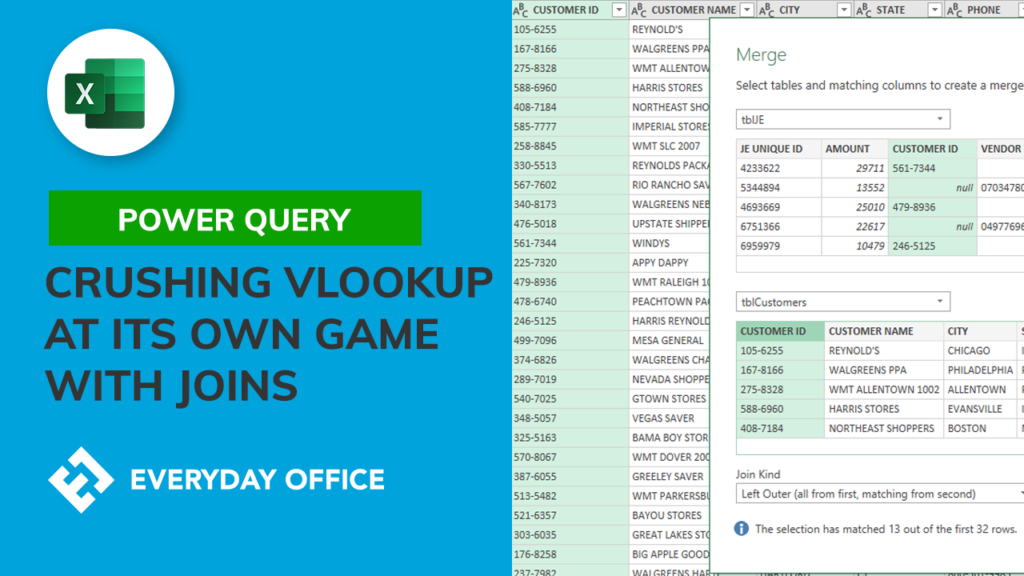 Power Query CRUSHES VLOOKUP
